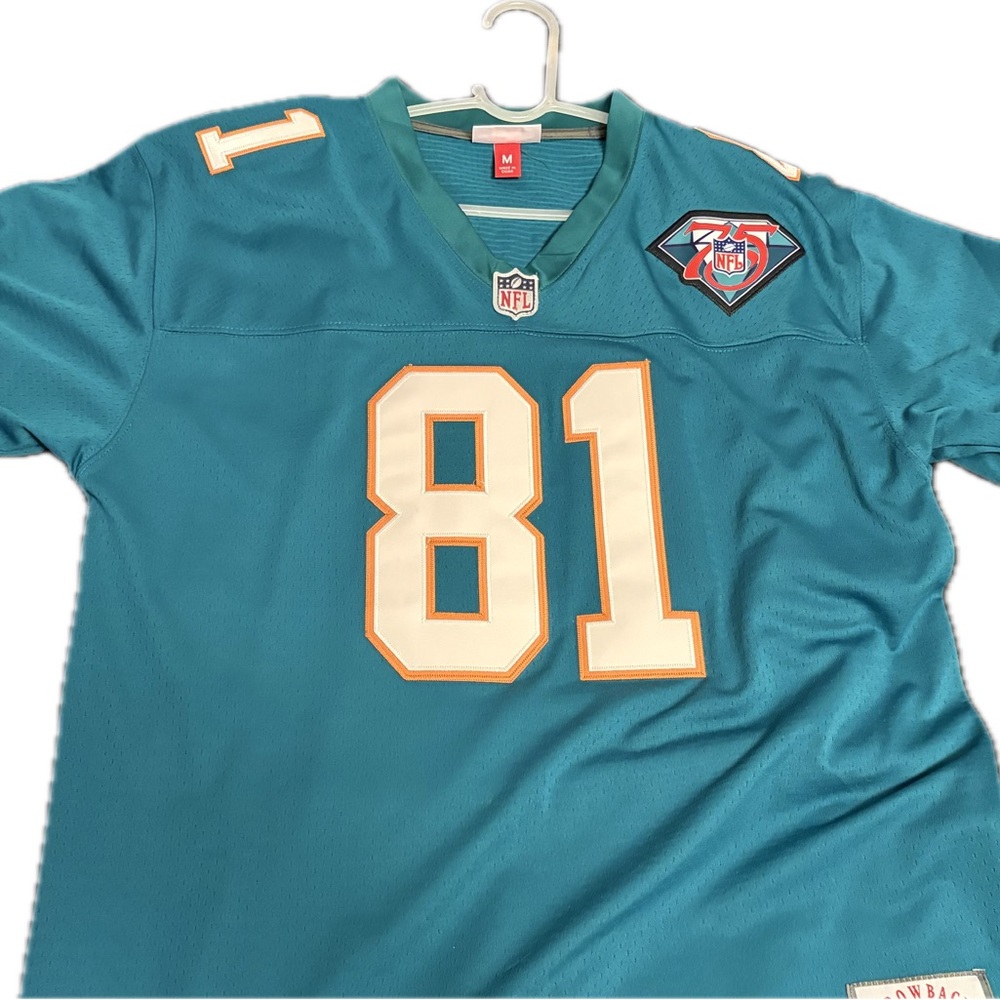 Mitchell & Ness Authentic O.J. McDuffie Miami dolphins jersey.  Medium.